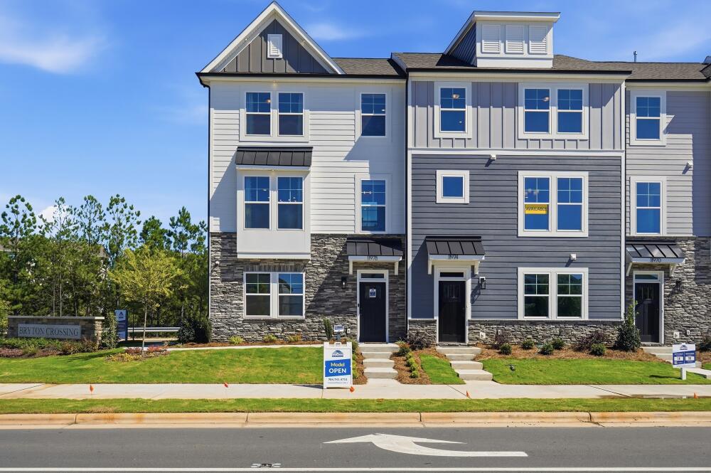8071 Beaumont F | Model Home at Bryton Crossing Townhomes | Rear Load Slab | 020