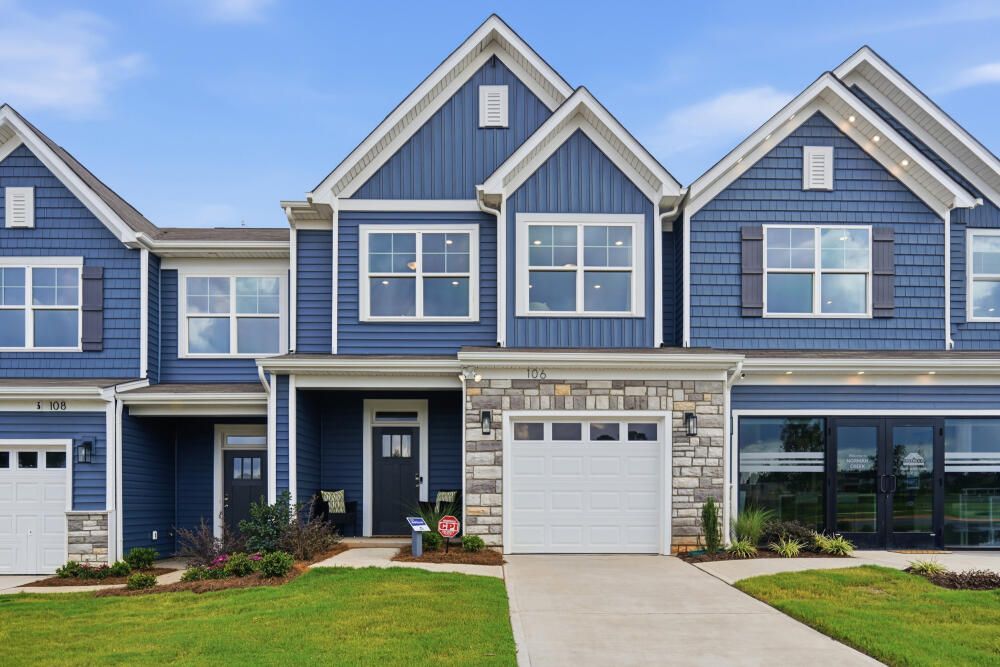 8006 Ashland F | Model Home at Norman Creek Townhomes | Front Load Slab | Troutman, NC