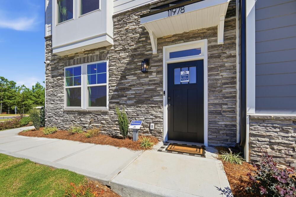 8071 Beaumont F | Model Home at Bryton Crossing Townhomes | Rear Load Slab | 020