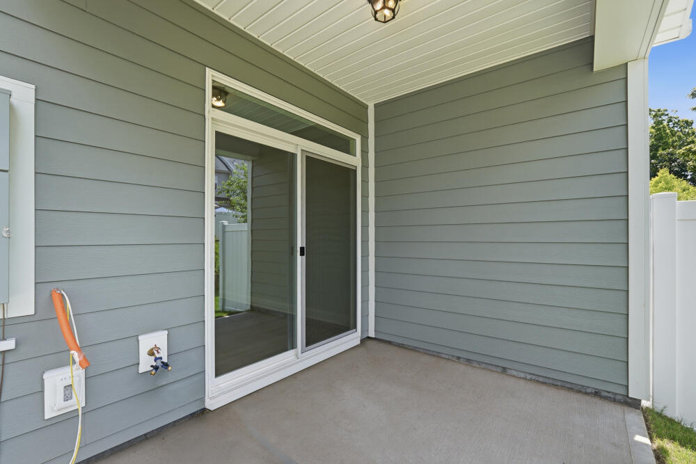 Backyard porch