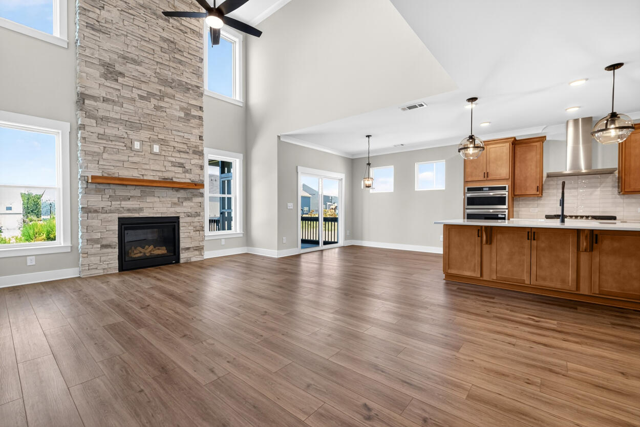 Connected Living and Lounge Area