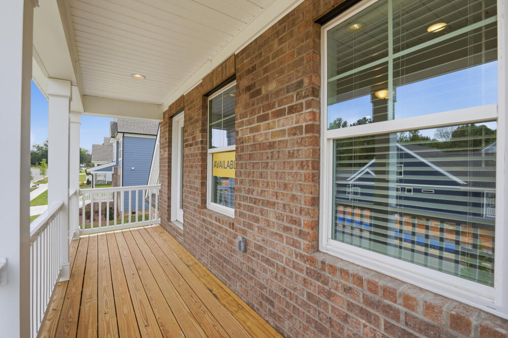 Covered balcony