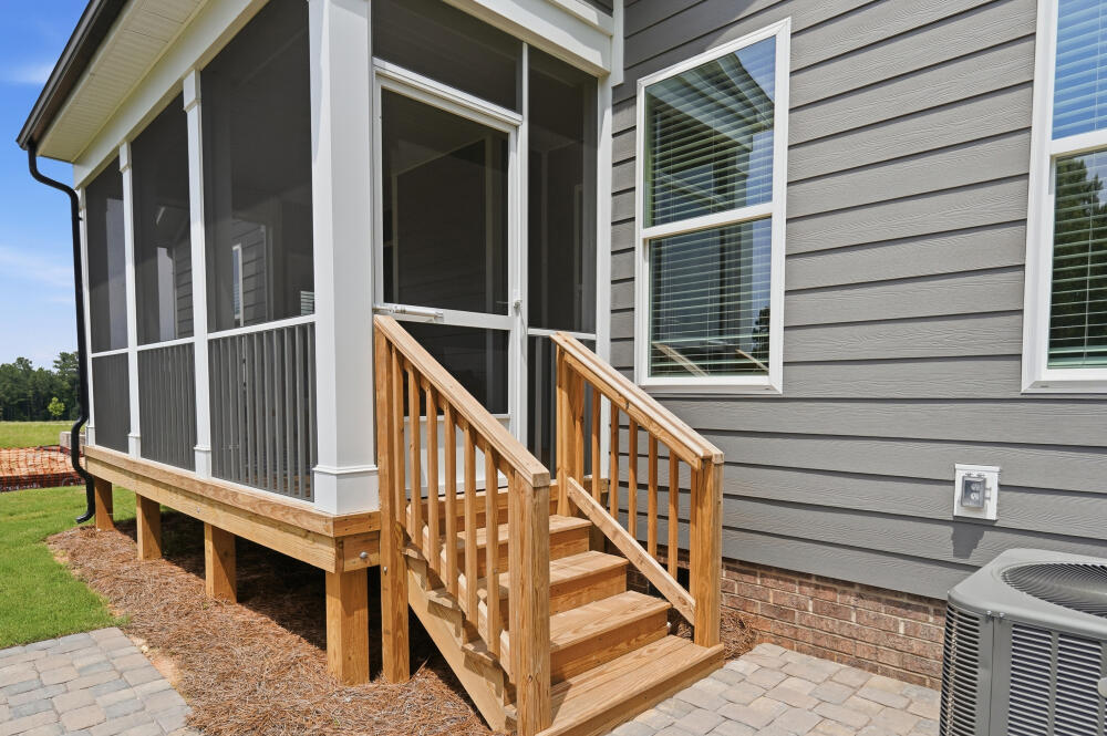 Backyard porch