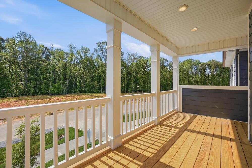 Covered balcony