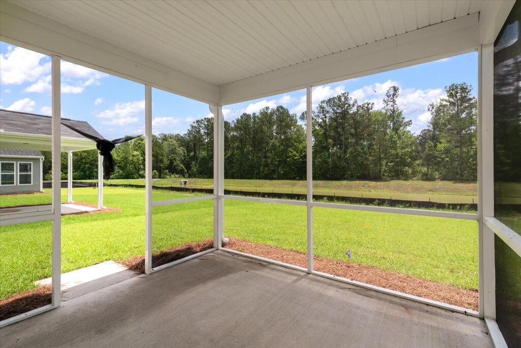 Screened porch