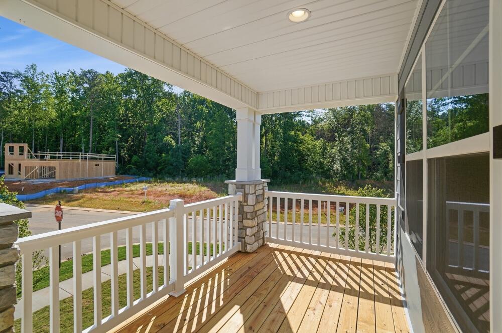 Covered balcony