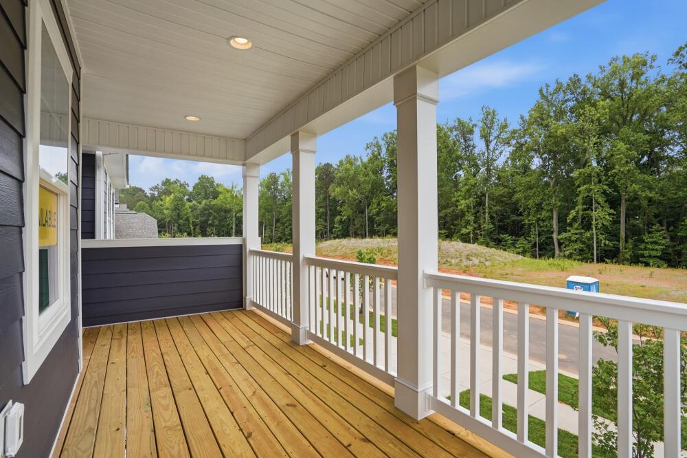 Covered balcony