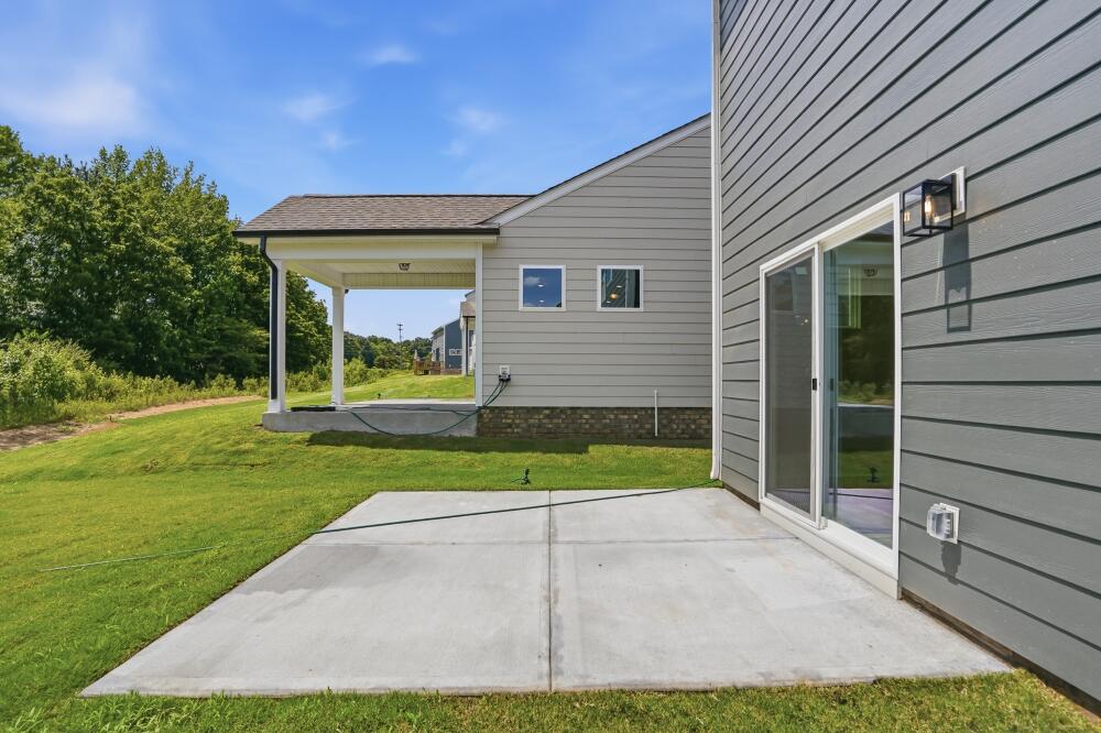 Backyard patio