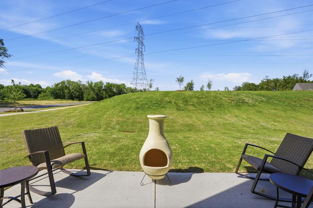 Backyard patio