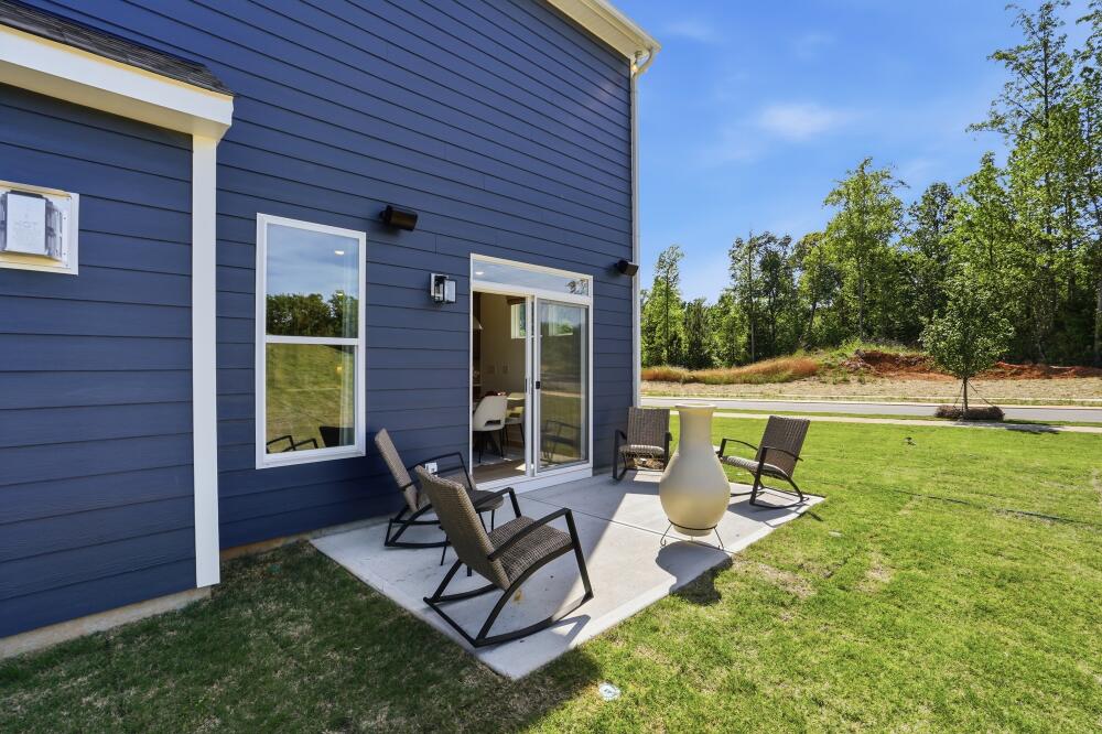 Backyard patio