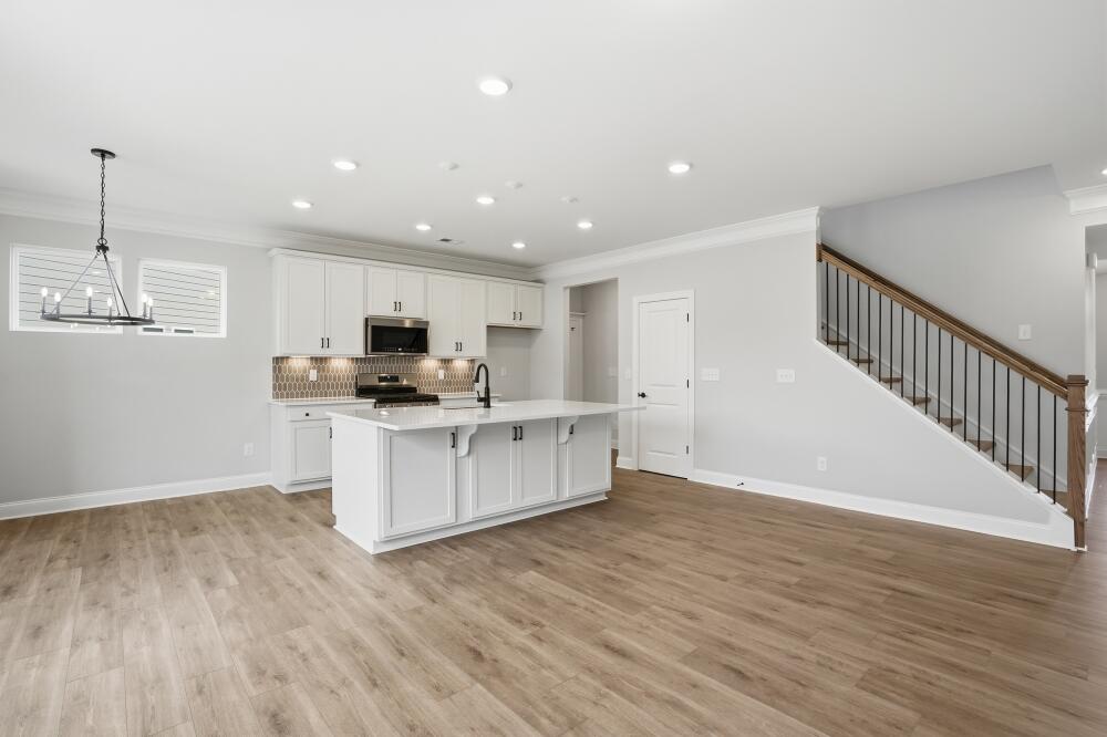 Kitchen and Family room