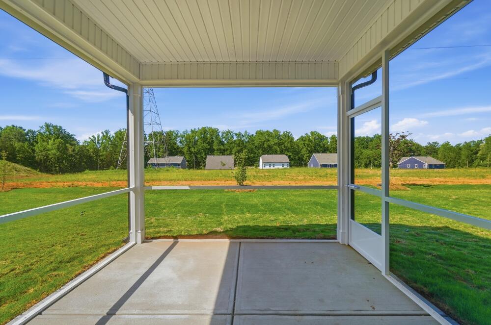 Screened porch