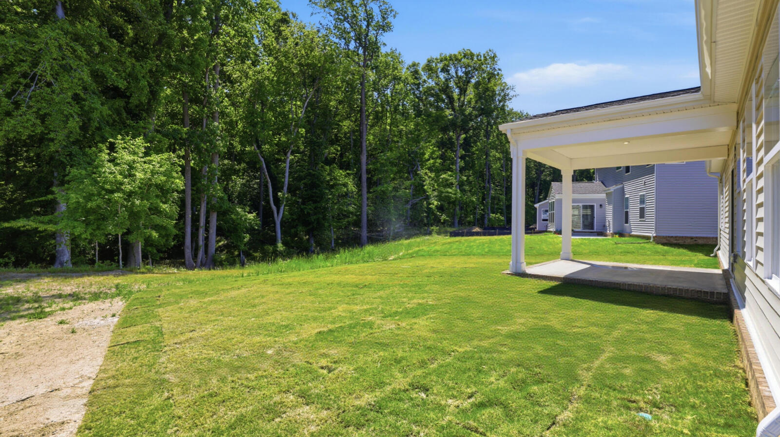 Backyard patio