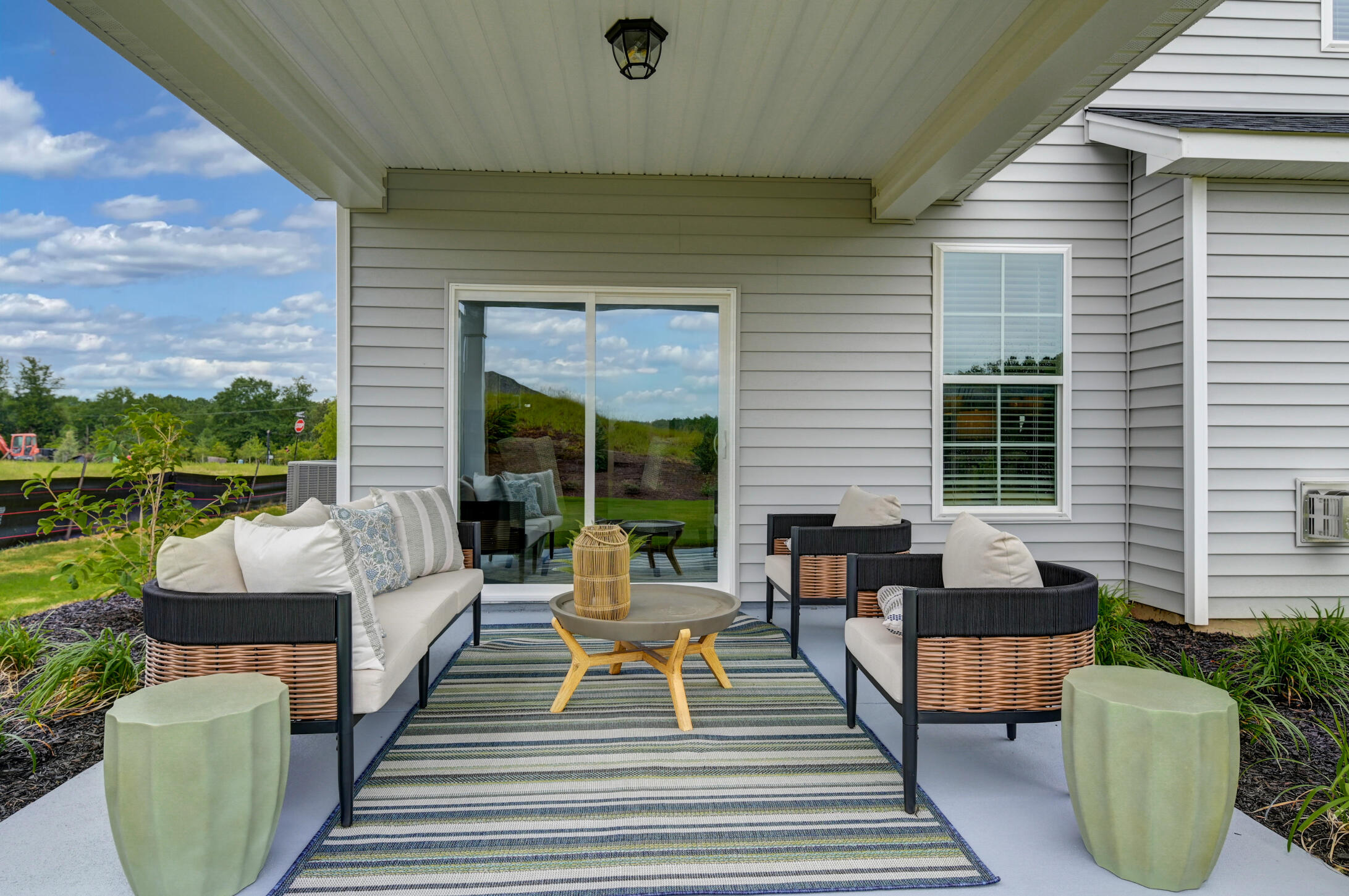 Backyard porch