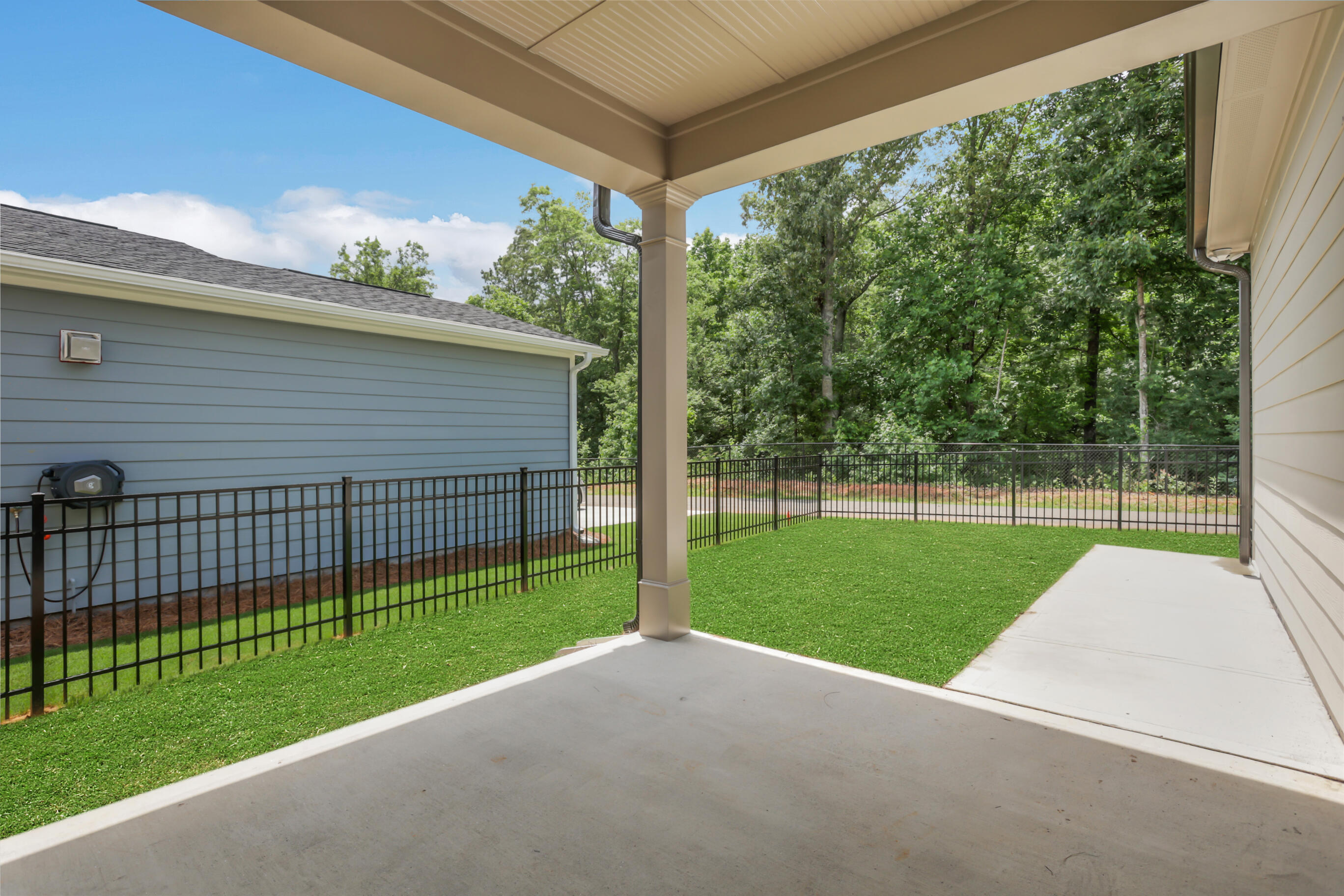 Backyard porch