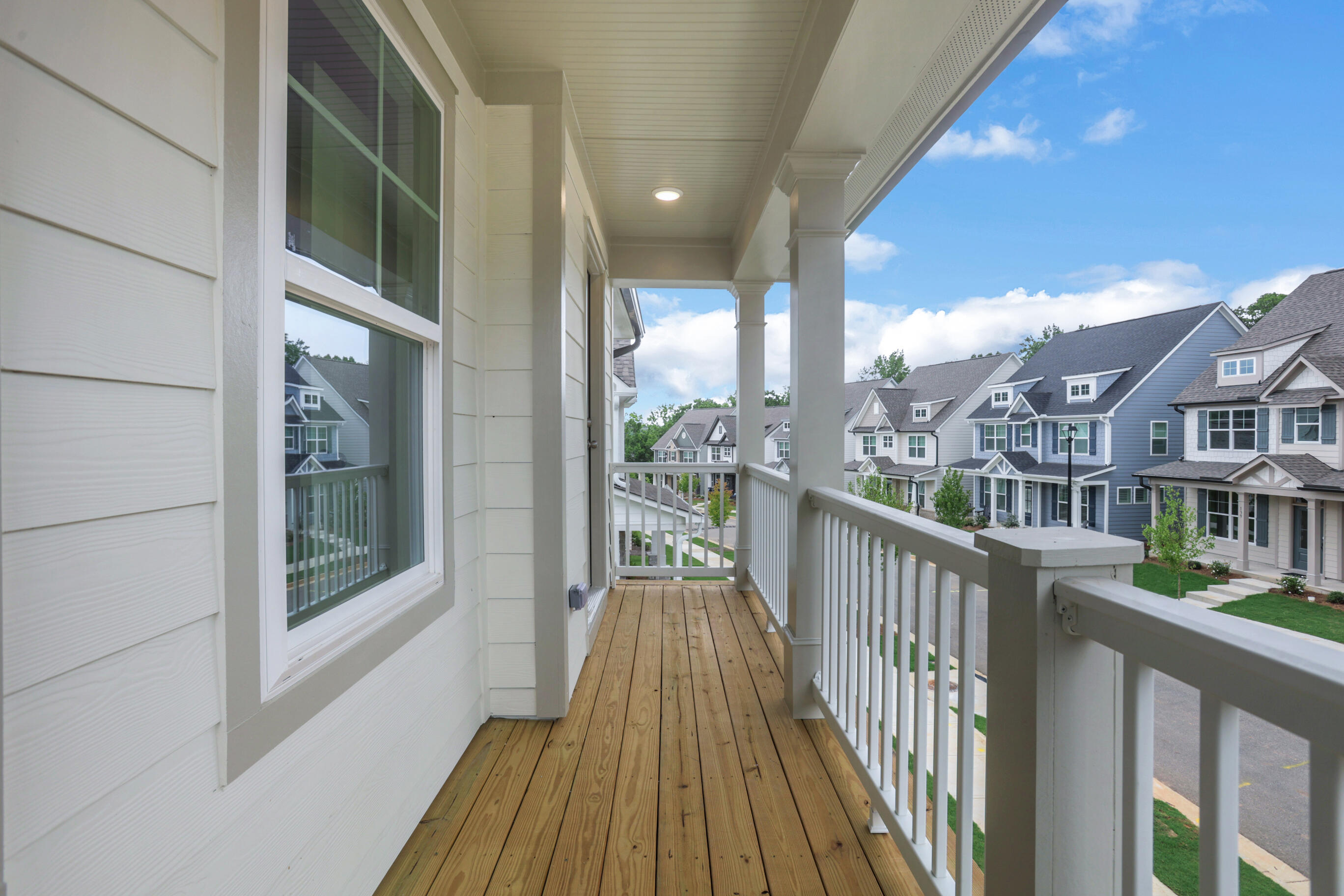 Covered balcony