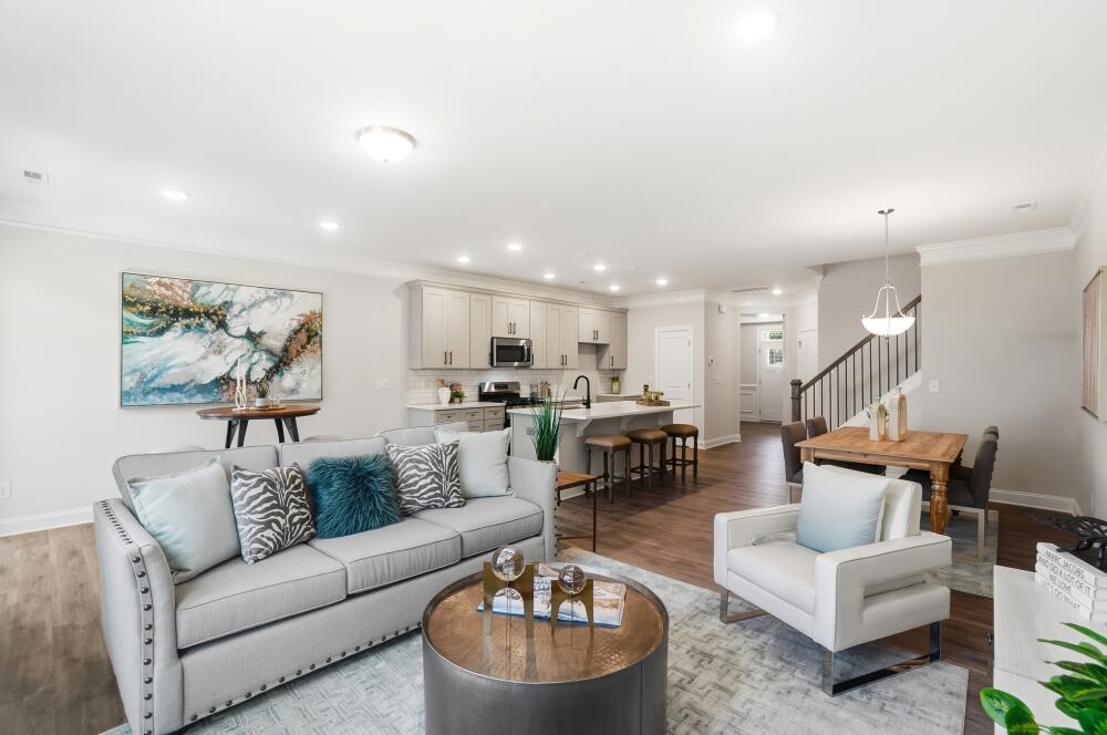 Open-Concept Living Area