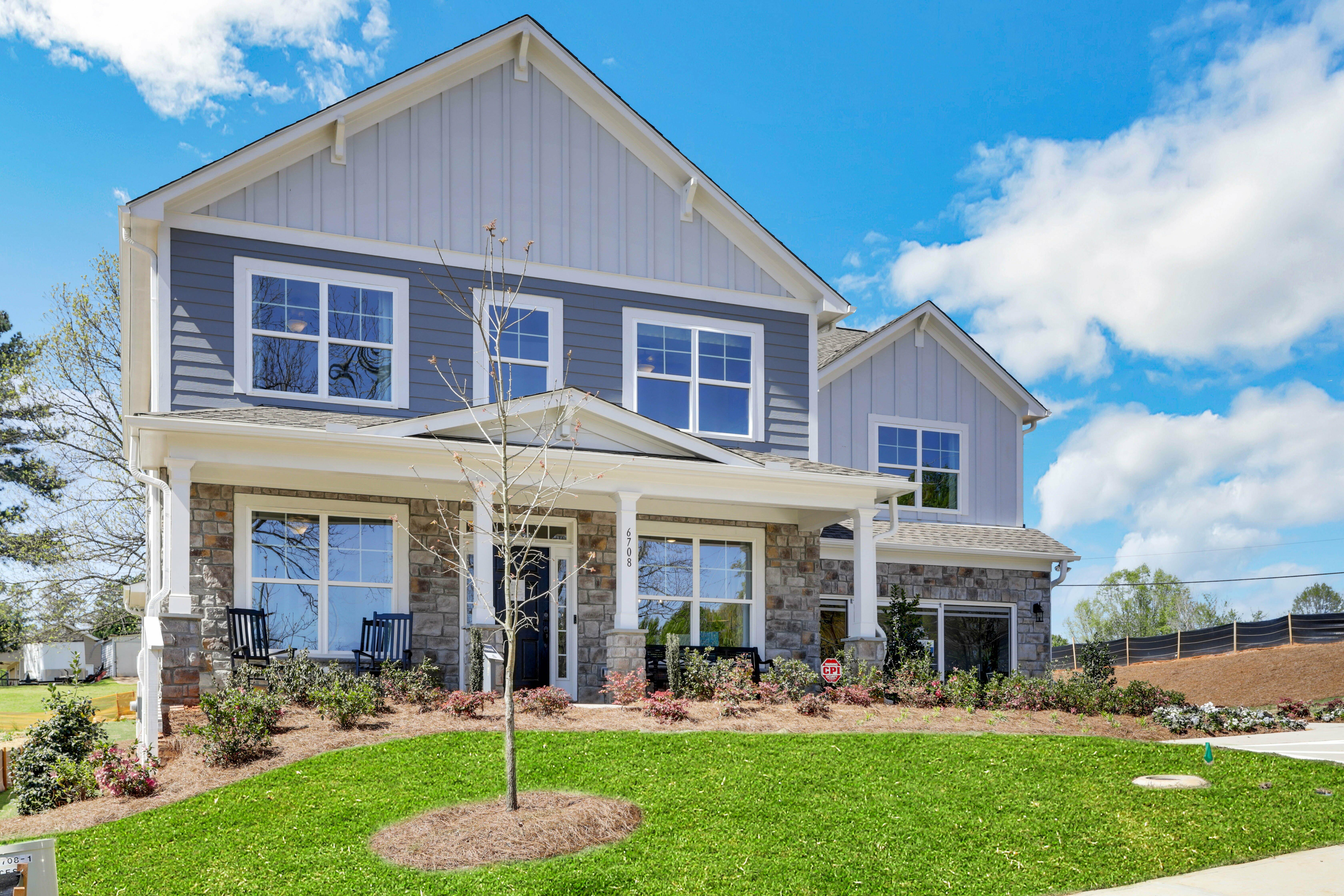 7050 Colfax | Model Home at Cambridge | Front on Slab
