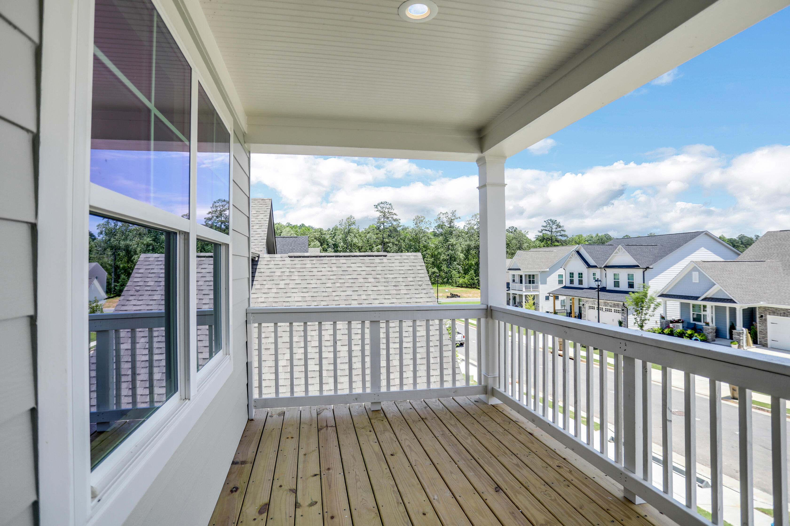 Covered balcony