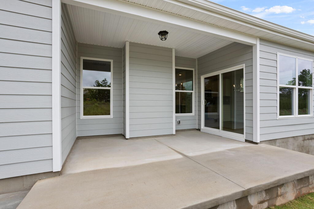 Backyard patio
