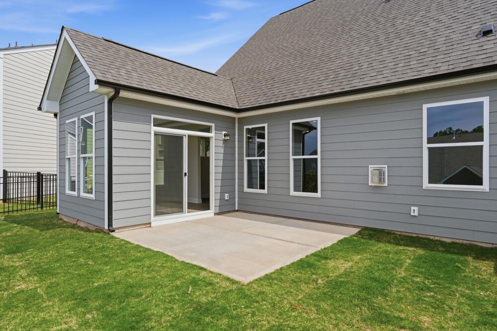 Backyard patio