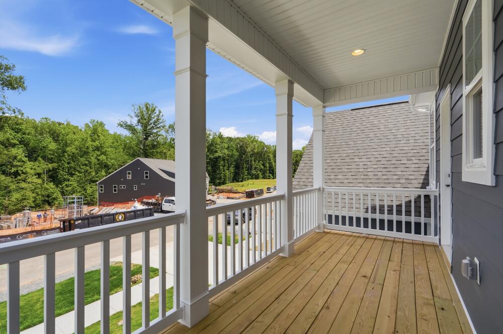 Covered balcony