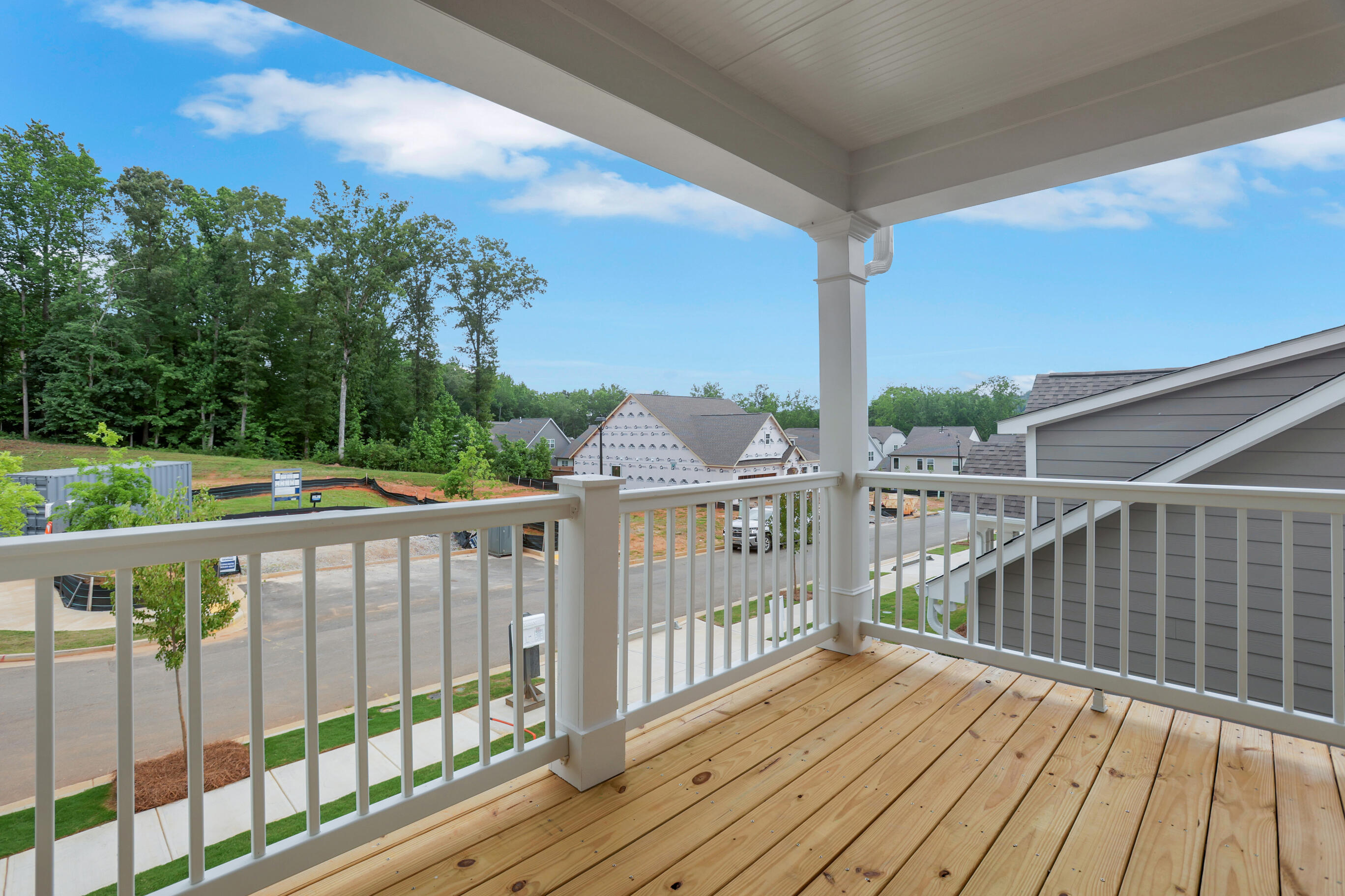 Covered balcony