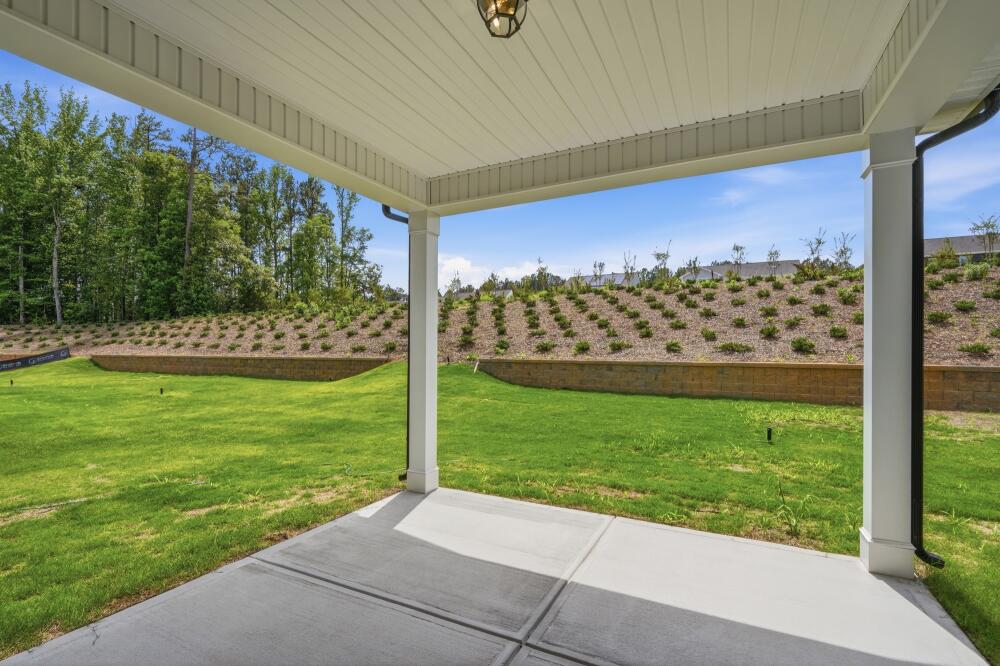 Backyard porch