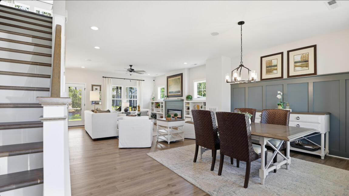5103 Salerno II Regal | Model Home at The Vista's at Bennett's Creek Quarter | Suffolk, VA | Full Front Porch