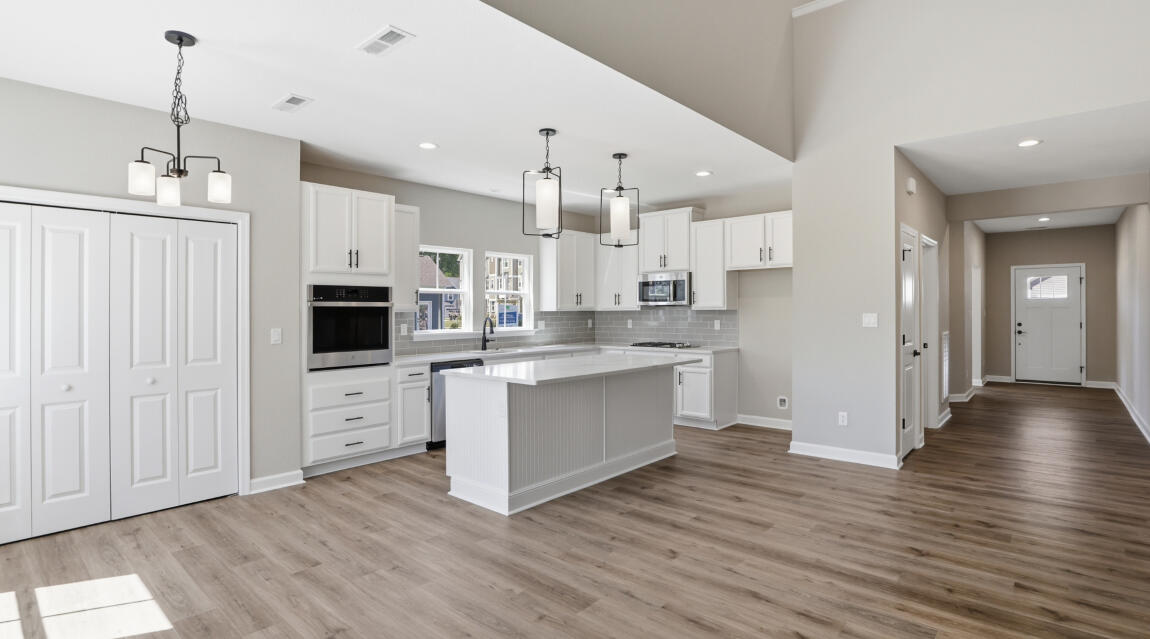 Family room and Kitchen
