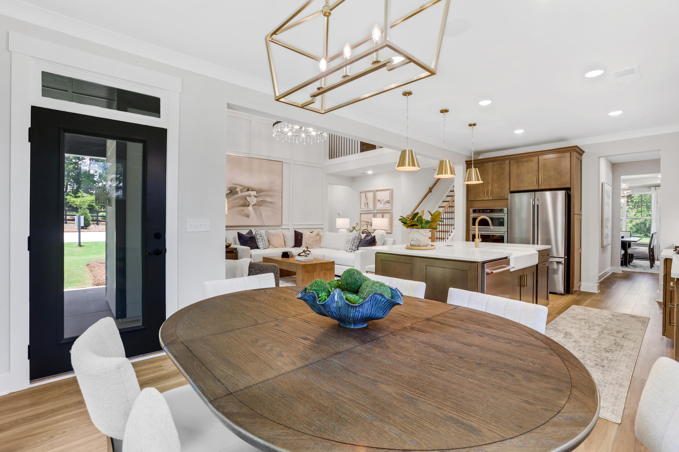 Connected Dining and Kitchen Area