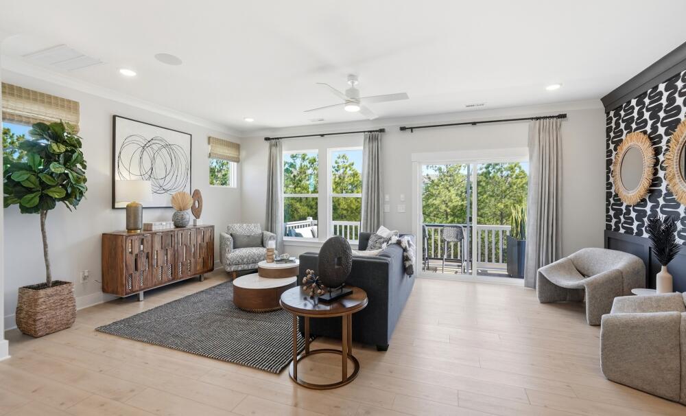Bright Open Living Room