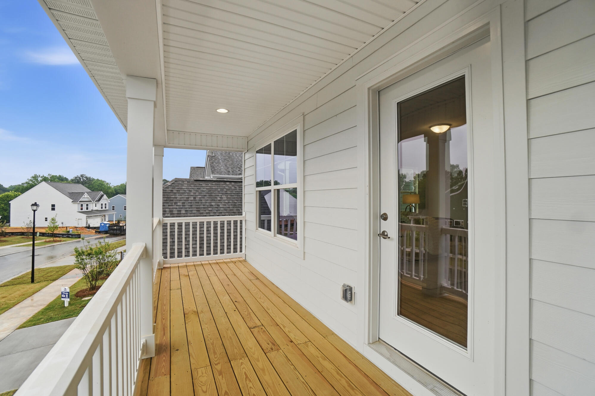 Covered balcony