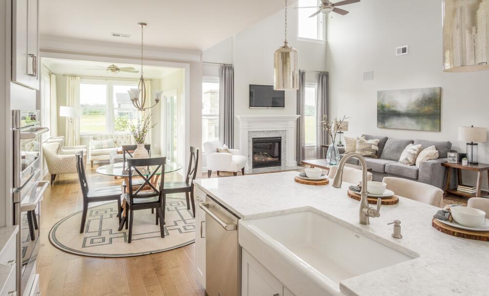 Integrated Kitchen and Dining Area