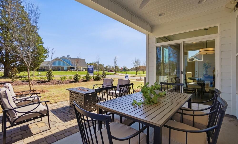 Covered Rear Porch