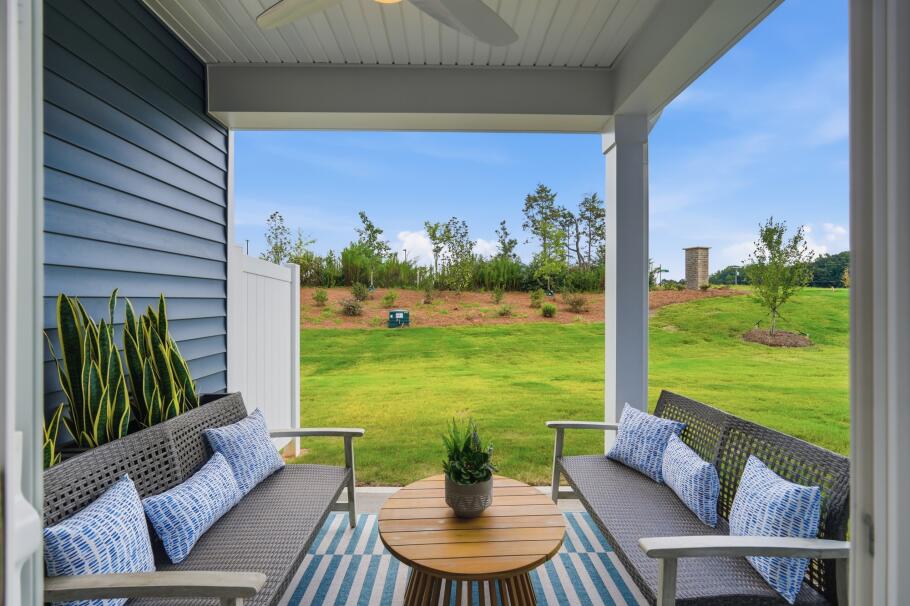 Covered Rear Porch