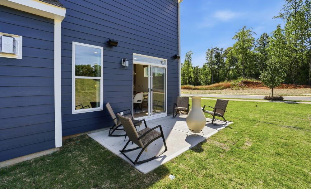 Backyard patio