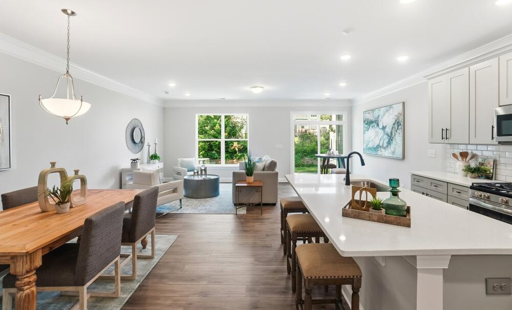 Open-Concept Kitchen Area