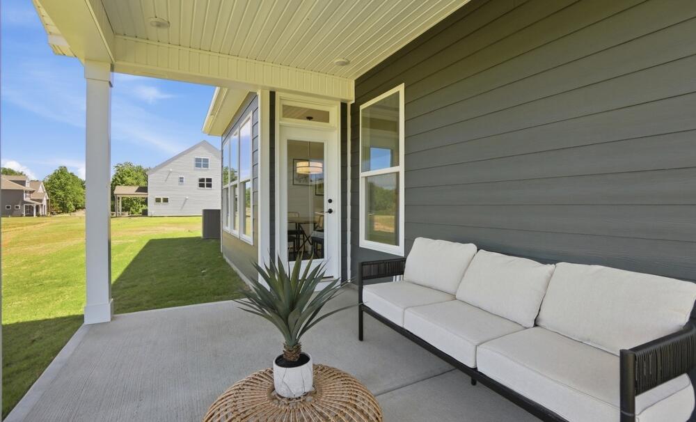 Covered porch