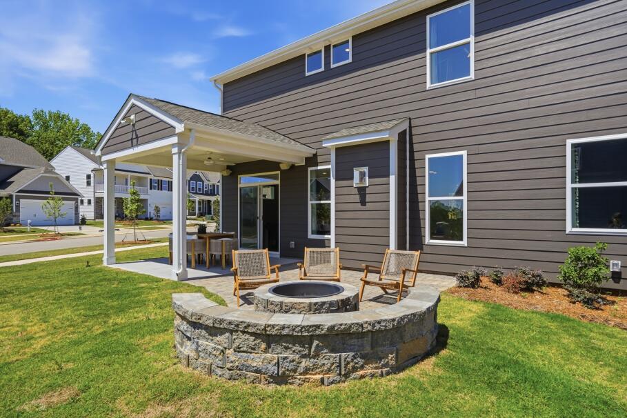 Backyard patio