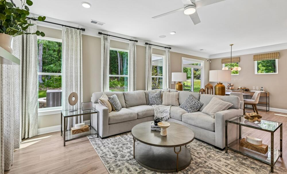 Spacious Shared Living Zone
