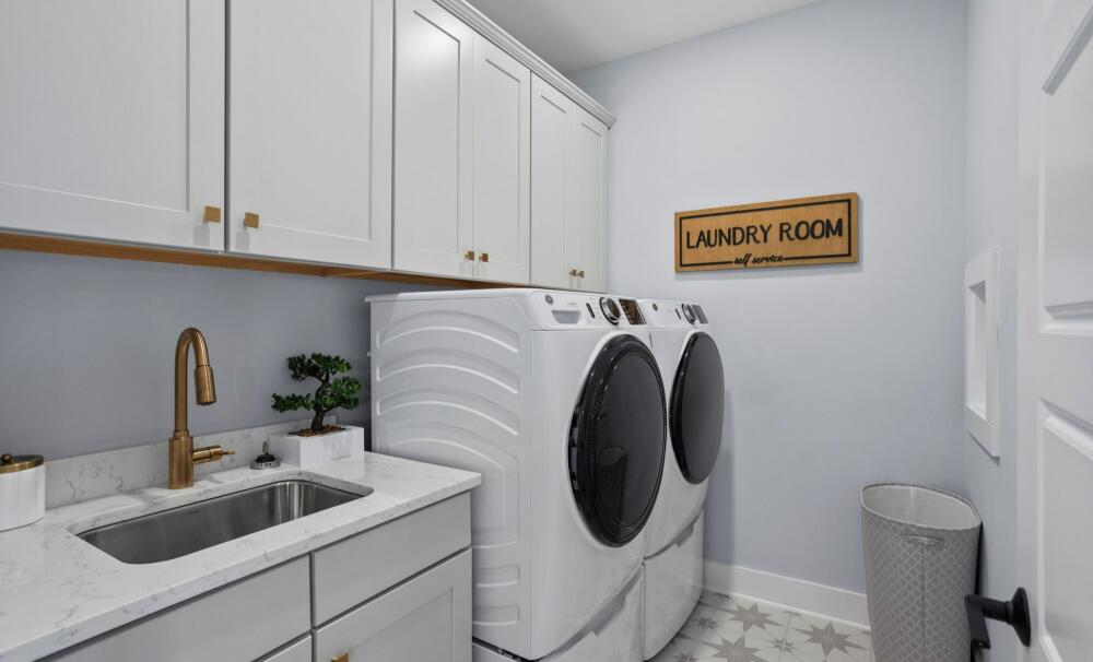 Convenient Laundry Area