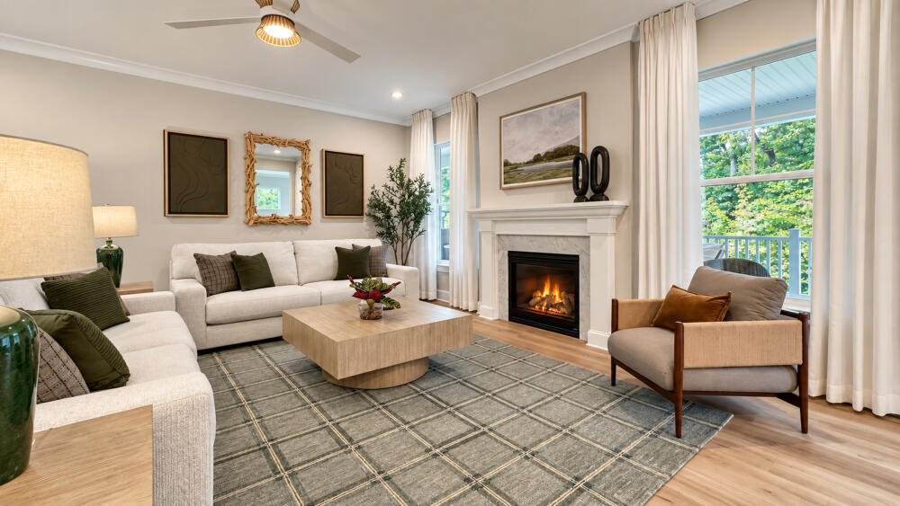 Bright Open Living Room