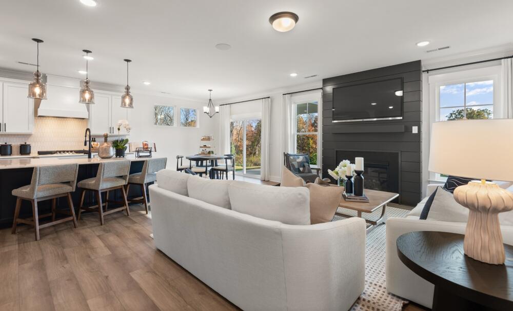 Connected Living and Lounge Area