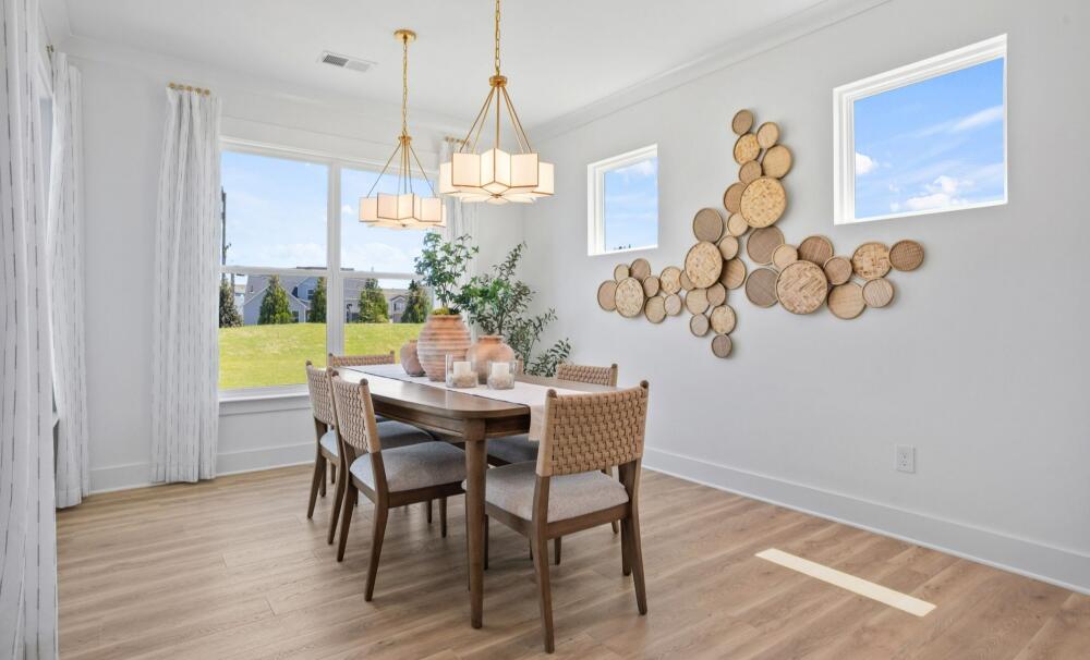 Wide-Layout Dining Room