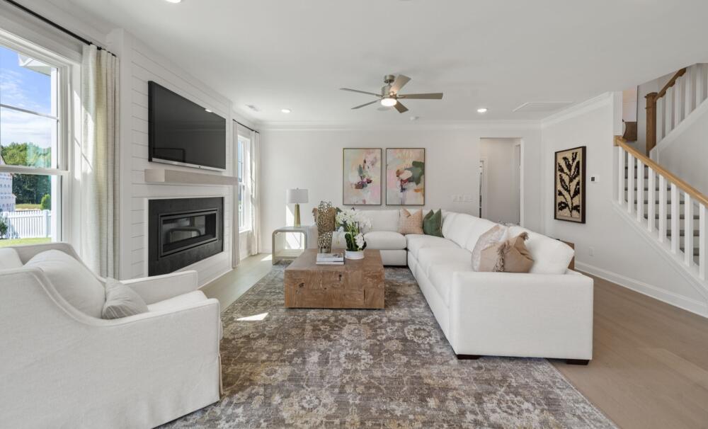 Bright Open Living Room
