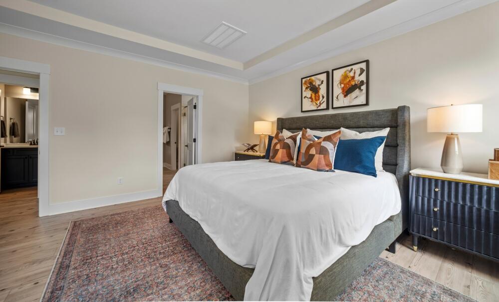 Wide-Layout Bedroom Design