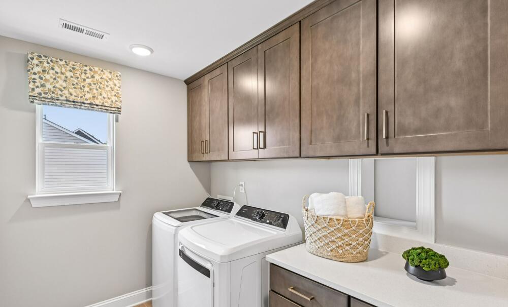 Convenient Laundry Area