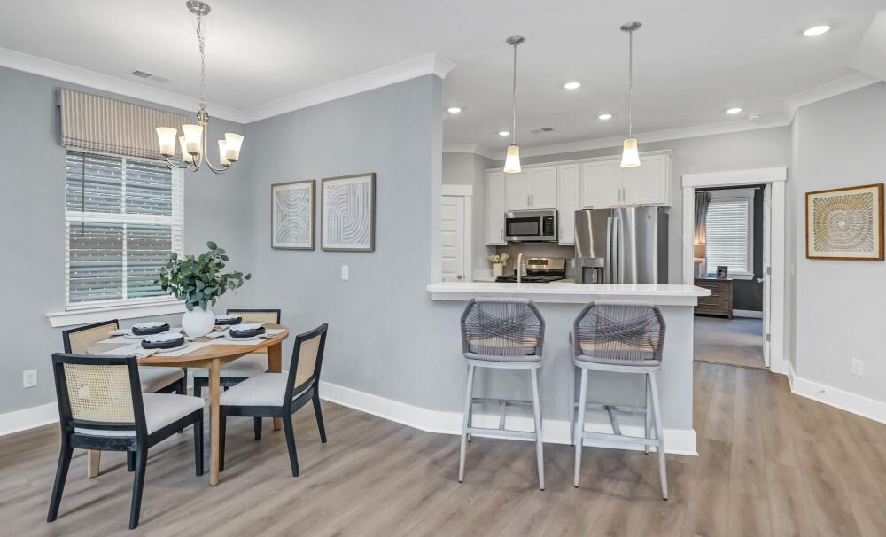 The Edenton | Kitchen and Breakfast Area