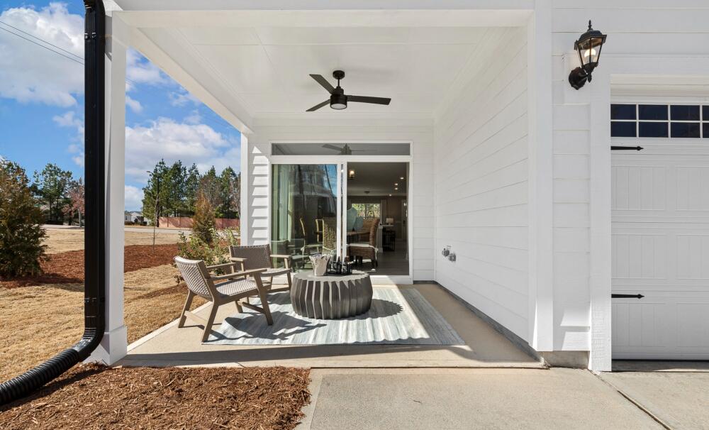 Covered porch